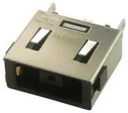 DC POWER JACK, 10.7A, 25VDC, BLACK