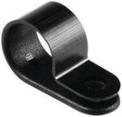 CABLE CLAMP, 14MM, NYLON 6.6, BLACK