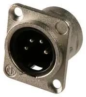 PLUG, XLR, PANEL, UNIFIED, 4POLE