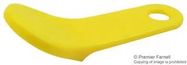 KEY RING MNT FOB, SNAP-IN, ANGLED, YLW