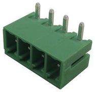 TERMINAL BLOCK, HEADER, 4POS, TH