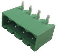 TERMINAL BLOCK, HEADER, 4POS, TH