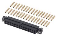 CONNECTOR, RECEPTACLE, 34POS, 2ROW, 2MM