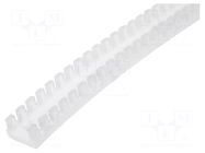 Hole and edge shield; polyamide; L: 25m; natural; -60÷95°C; UL94HB HELLERMANNTYTON