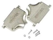 D-SUB BACK SHELL, 180DEG, DC, ZINC