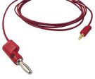 TEST LEAD, RED, 1.524M, 60VDC, 5A