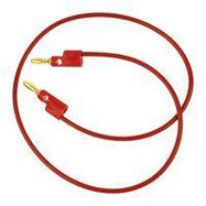 TEST LEAD, RED, 610MM, 60VDC, 15A