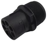 CIRCULAR HOUSING, RCPT, 5POS, CABLE