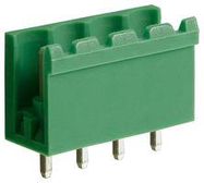 TERMINAL BLOCK, HEADER, 4POS, TH