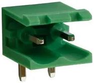 TERMINAL BLOCK, HEADER, 2POS, R/A, TH