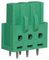 TERMINAL BLOCK, SOCKET, 3POS, R/A, TH