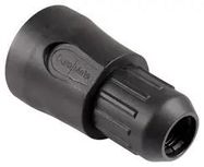 BACKSHELL, SIZE 24, THERMOPLASTIC, BLK