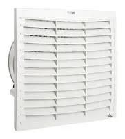 EXIT FILTER GRILL W/FLAP, GREY, IP54