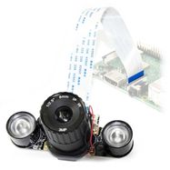 RPi IR-CUT Camera (B) 5MPx - day/night IR for Raspberry Pi + IR modules - Waveshare 15203