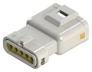 PLUG HOUSING, 5POS, PBT, WHITE