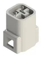 CONNECTOR, PLUG, 1POS, IP67