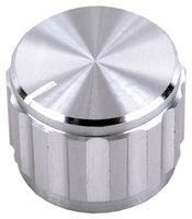 ROUND KNURLED KNOB, 20MM, ALUMINIUM