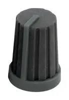 ROUND KNURLED KNOB, 13MM, GREY INDICATOR