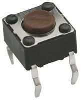 TACTILE SWITCH, SPST-NO, 0.05A, 12V, THD