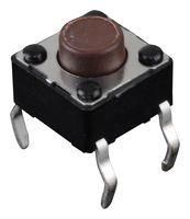 TACTILE SWITCH, SPST-NO, 0.05A, 12V, THD