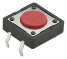 TACTILE SWITCH, SPST-NO, 0.05A, 12V, THD