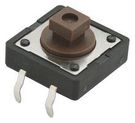 TACTILE SWITCH, SPST-NO, 0.05A, 12V, THD