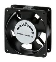 AXIAL FAN, 119MM, 240VAC, 107CFM, 50DBA