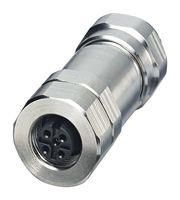 SENSOR CONNECTOR, M12, RCPT, 5POS