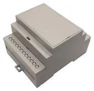 DINRAIL/MODULE BOX, ABS/PC, GREY