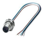 SENSOR CORD, 5P, M12 PLUG-FREE END, 0.5M