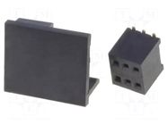 Connector: pin strips; socket; female; PIN: 6; straight; SMT; 1.27mm CONNFLY