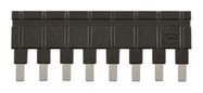 JUMPER, 8POS, 16A, 6.7MM, BLACK