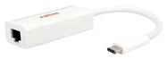 CONVERTER, USB C PLUG-RJ45 JACK, WHT