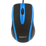 Universal mouse Havit MS753 (black & blue), Havit
