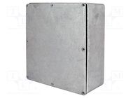 Enclosure: multipurpose; X: 188mm; Y: 188mm; Z: 67mm; 1590W; natural HAMMOND