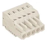 TERMINAL BLOCK, PLUGGABLE, 4POS, 12AWG