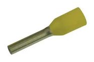 TERMINAL, WIRE FERRULE, 17AWG, YELLOW