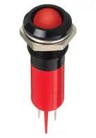 LED INDICATOR, PANEL, 12MM, RED, 24V