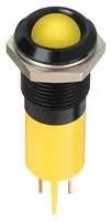 LED INDICATOR, PANEL, 14MM, YELLOW, 220V