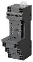 RELAY SOCKET, 8POS, DIN RAIL, SCREW