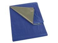 Tarpaulin - Blue/Khaki - Strong - 4 x 4 m