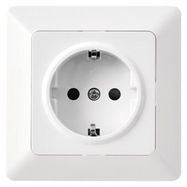 Socket SCHUKO, white, EMOS