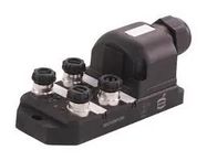 SENSOR DISTRIBUTION BOX, M12-4P, 4PORT