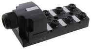 SENSOR DISTRIBUTION BOX, M12-4P, 6PORT