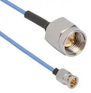 RF CABLE, SMPS QB JACK-SMA PLUG, 6"