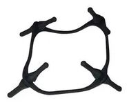 FAN GASKET, SILICONE RUBBER, BLACK