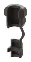 GROMMET, STRAIN RELIEF, BLACK, NYLON 6.6