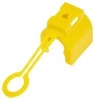 MOUNTING CLIP, 3/4 CONTACT, YELLOW