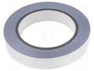 Tape: shielding; W: 19mm; L: 33m; Thk: 0.088mm; acrylic conductive H-OLD