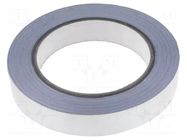 Tape: shielding; W: 19mm; L: 33m; Thk: 0.088mm; acrylic conductive H-OLD